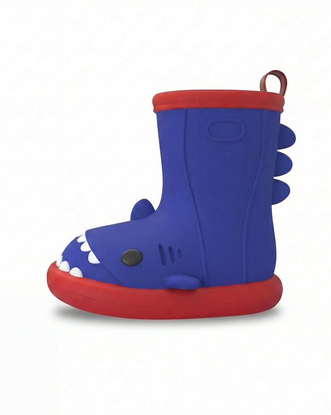 Fluffy Feet® Kids Shark Regenstiefel