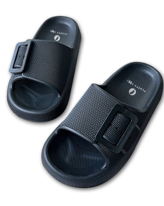 Fluffy Feet® Schlappen mit Gurt 2.0