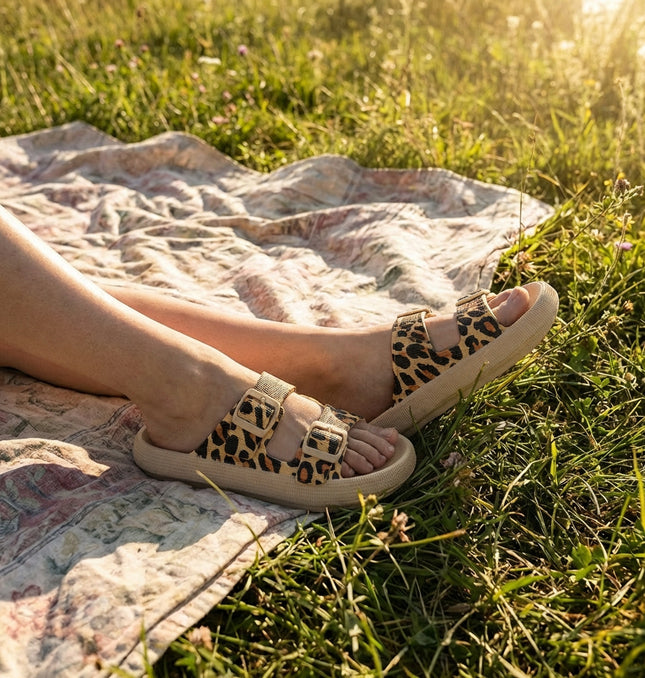 Fluffy Feet® Schlappen mit Gurt Premium