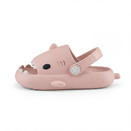 Fluffy Feet® Kids Sharkslides mit Riemen